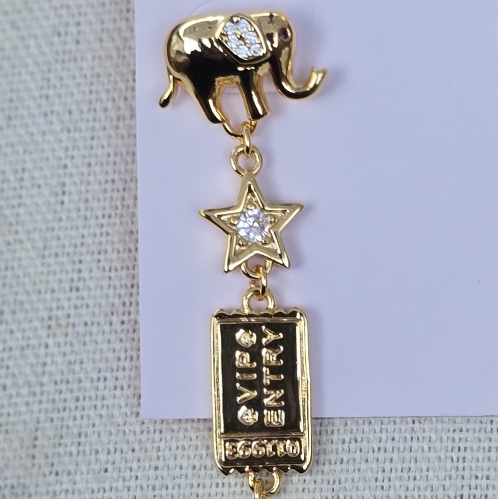 Kate Spade Winter Carnival Charm Linear Earrings - Picture 4 of 8